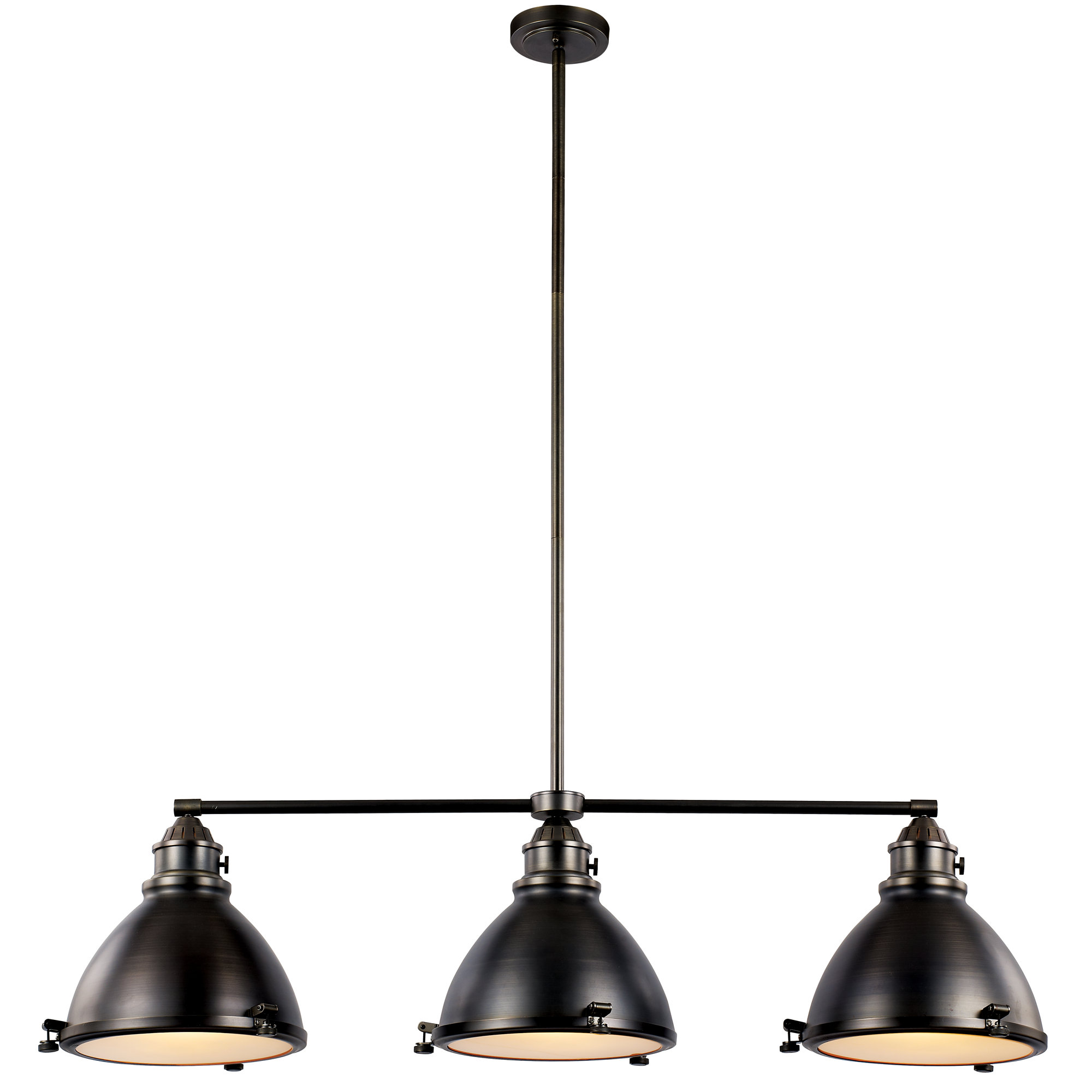 Dewey+3 Light+Kitchen+Island+Pendant